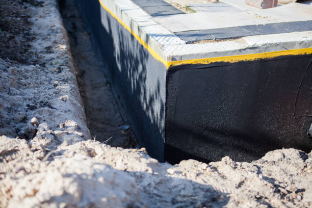 Professional Waterproofing technician working in Rockford, MN